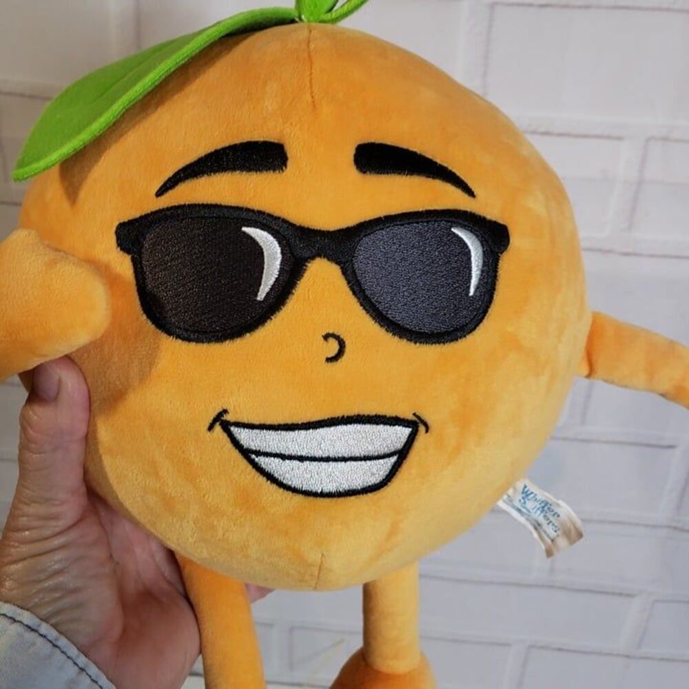 Whiffer Sniffers Plush Orange Sonny Shine 11" Happy Huggable Stuffed Fruit - Picture 9 of 9